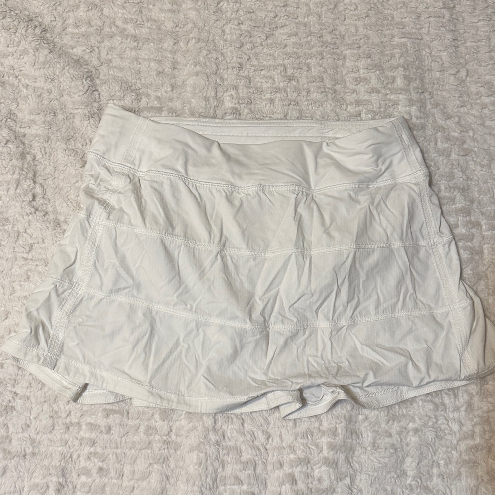 Lululemon Athletica White Skort: pace revival